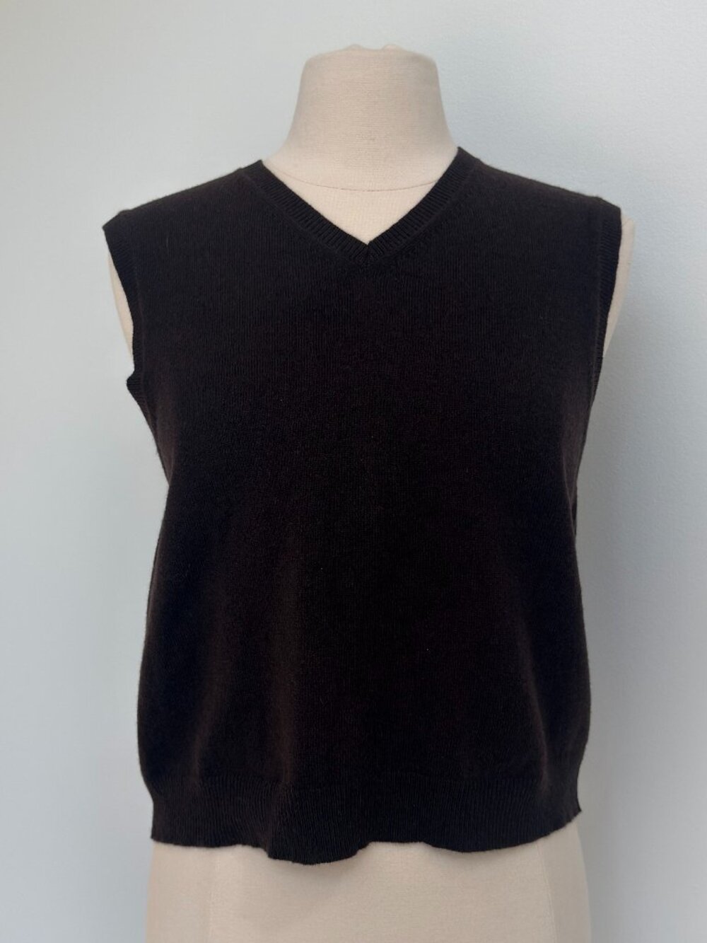 RLT Chocolate Brown Sweater Vest